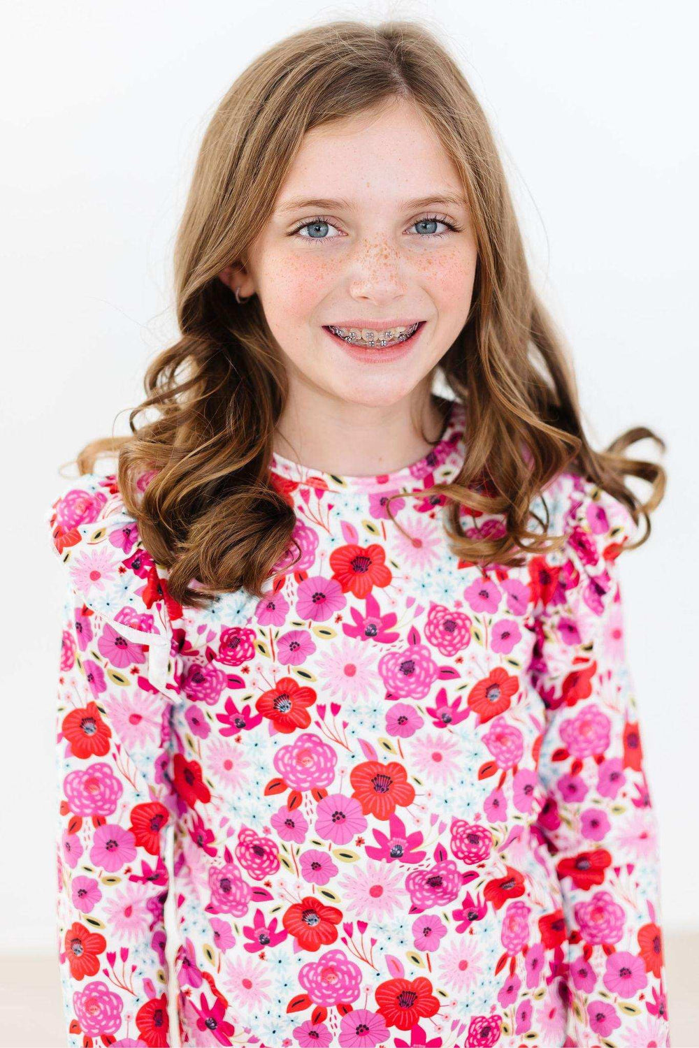 Secret Garden L/S Ruffle Tee - Mila & Rose ® - Flyclothing LLC