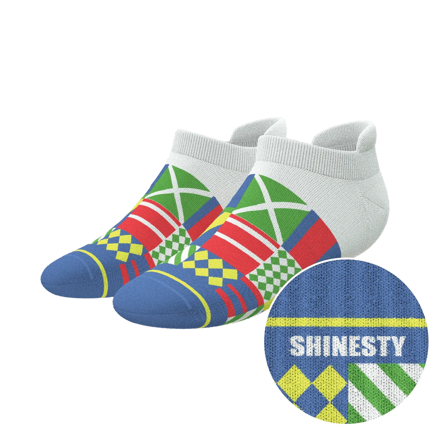 The Secretariat | Derby Flag Heel Hammock™ Ankle Socks - Shinesty - Flyclothing LLC