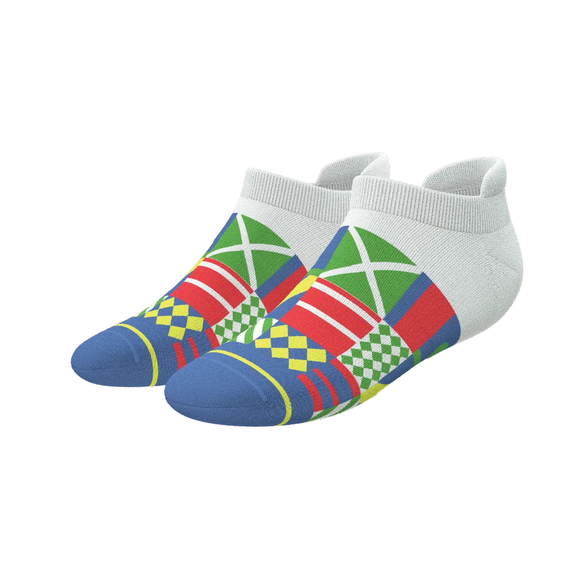 The Secretariat | Derby Flag Heel Hammock™ Ankle Socks - Shinesty - Flyclothing LLC