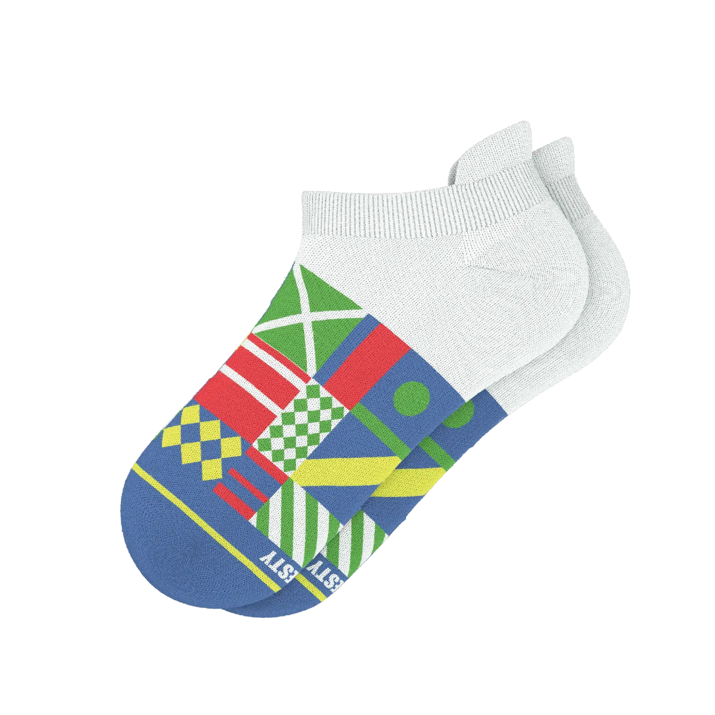 The Secretariat | Derby Flag Heel Hammock™ Ankle Socks - Shinesty - Flyclothing LLC