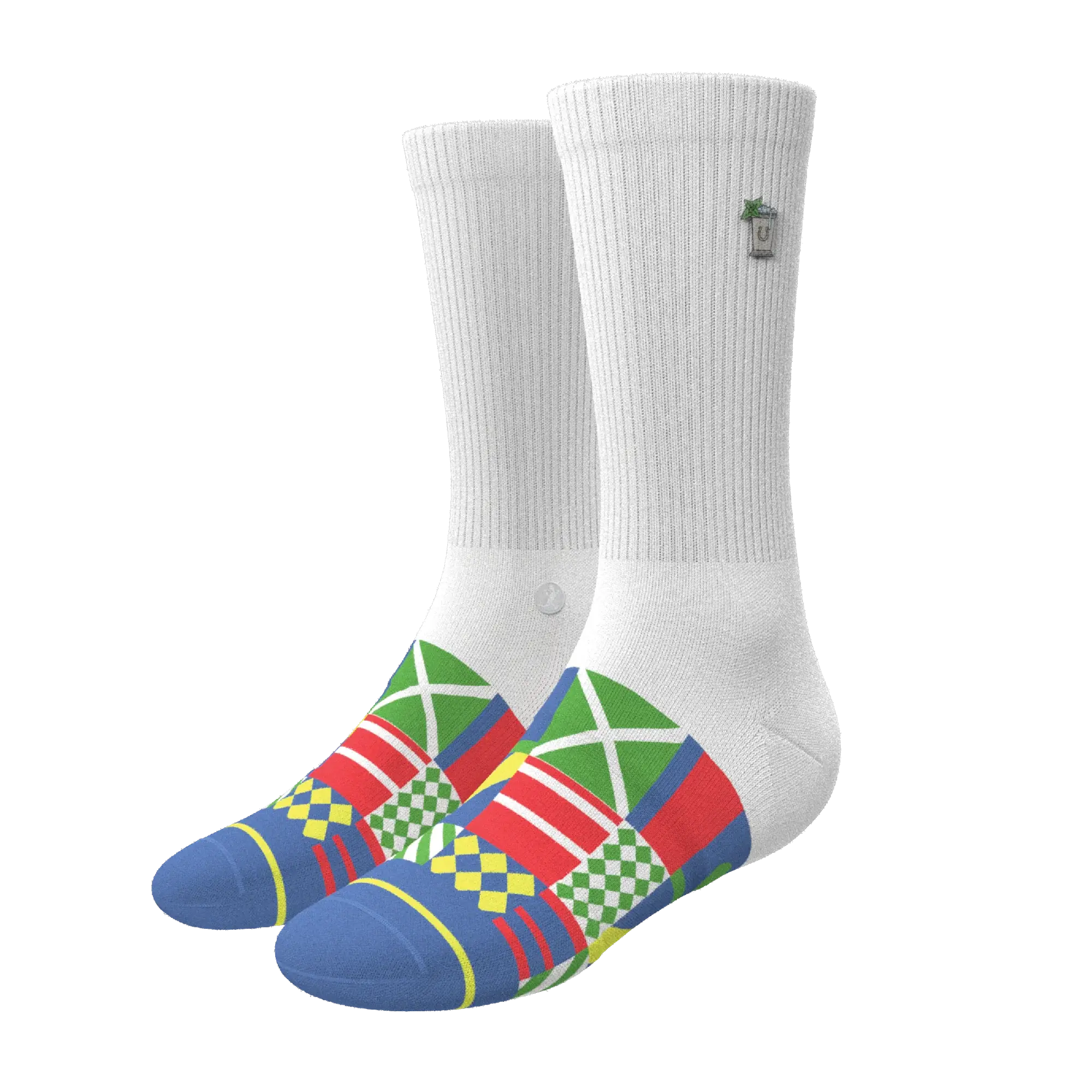 The Secretariat | Derby Flag Heel Hammock™ Crew Socks - Shinesty - Flyclothing LLC