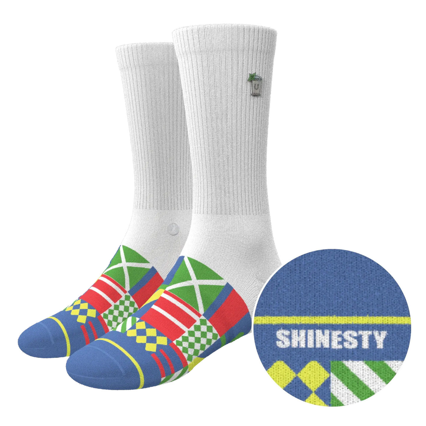The Secretariat | Derby Flag Heel Hammock™ Crew Socks - Shinesty - Flyclothing LLC