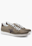 Estrella Distressed Sneaker Khaki Suede
