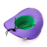 Sequin Fleur de Lis Patterned Mardi Gras Fedora Hat - Madeline Love - Flyclothing LLC