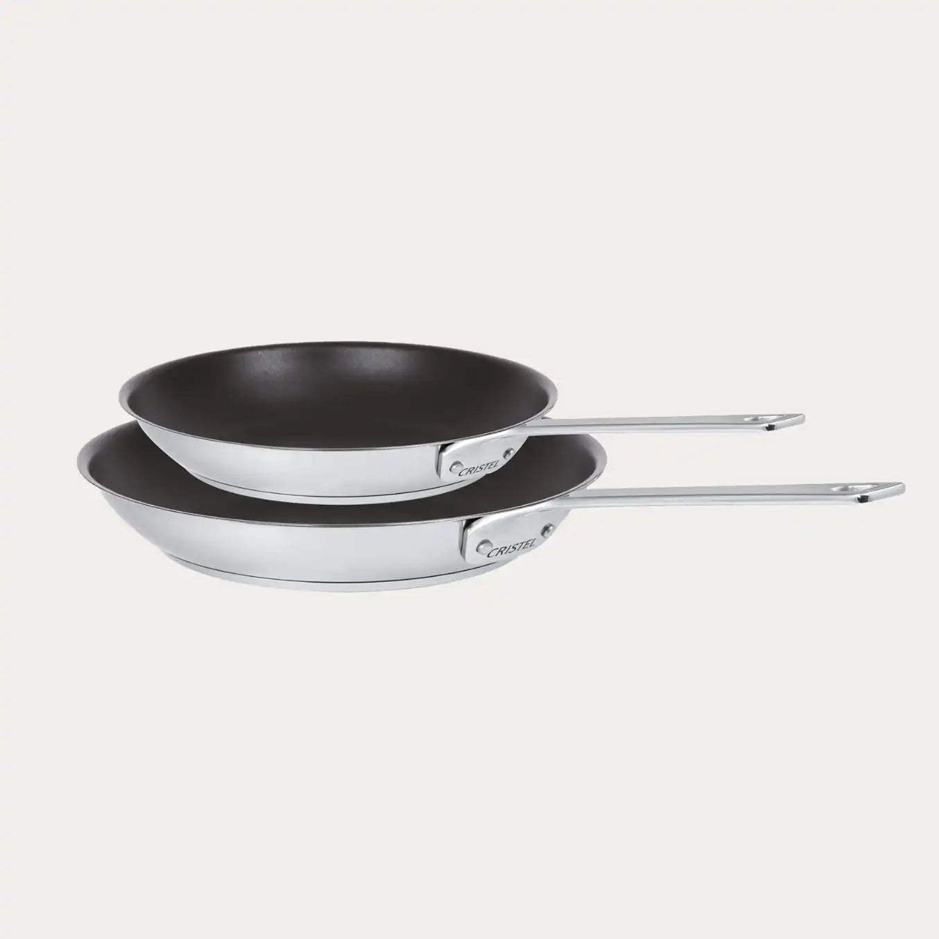 2 non-stick Frying pans Set - CRISTEL USA - Flyclothing LLC