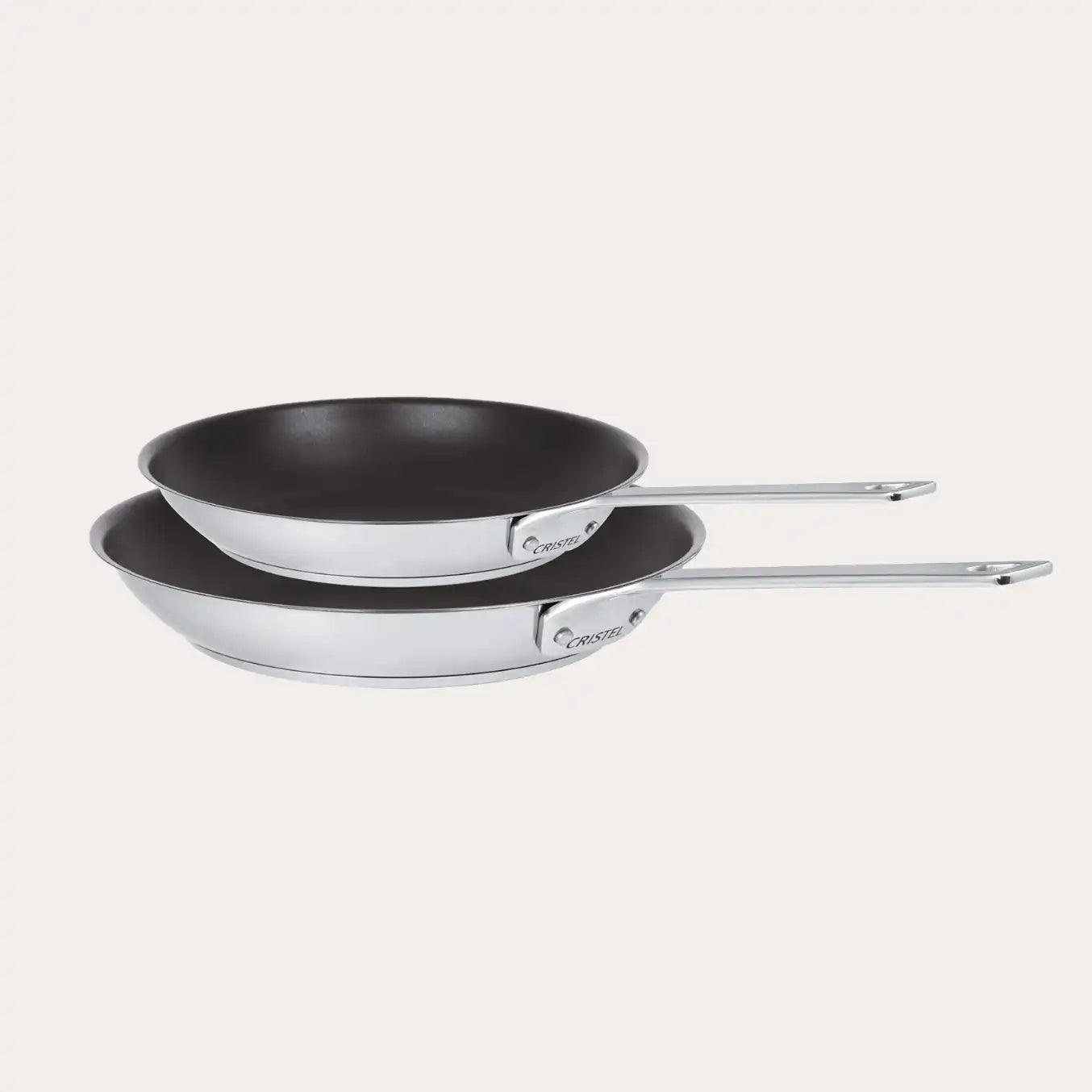 2 non-stick Frying pans Set - CRISTEL USA - Flyclothing LLC