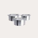 Set of 3 saucepans with lids - CRISTEL USA - Flyclothing LLC