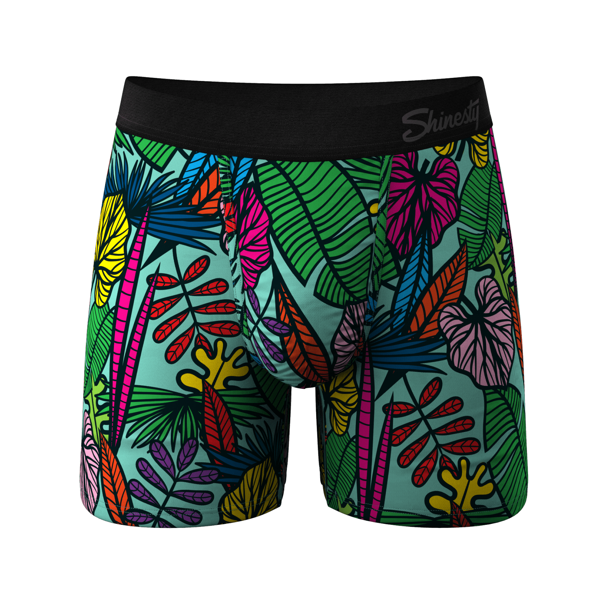 The Sex On The Beach | Light Blue Tropical Ball Hammock® Pouch Underwear - Shinesty