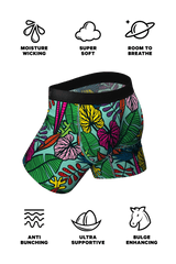 The Sex On The Beach | Light Blue Tropical Ball Hammock® Pouch Underwear - Shinesty