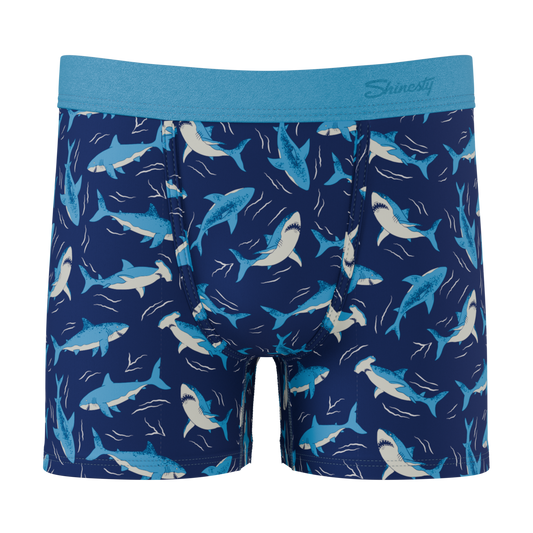 The Shark Lark | Shark Boy's Boxer Briefs - Shinesty - Flyclothing LLC