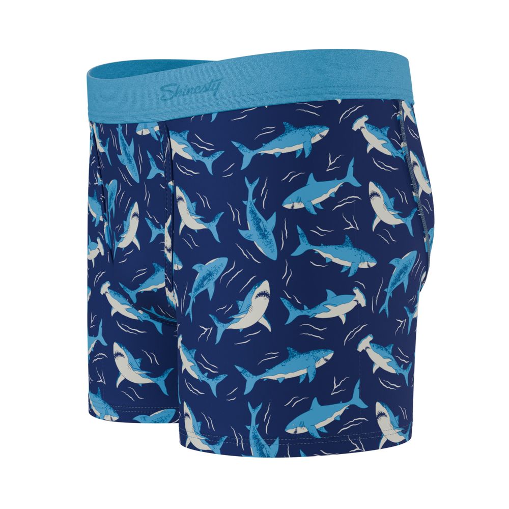 The Shark Lark | Shark Boy's Boxer Briefs - Shinesty - Flyclothing LLC