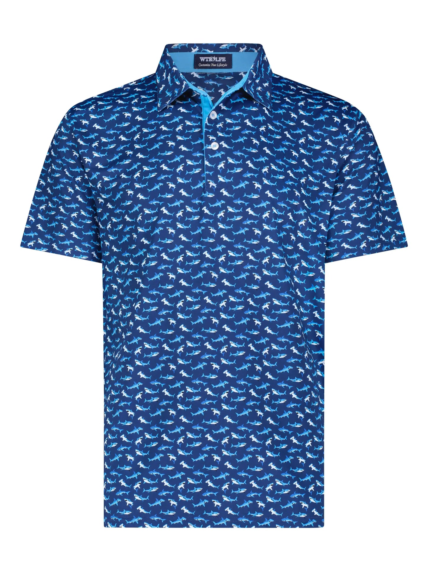 Sharks Polo - White Water Life - Flyclothing LLC