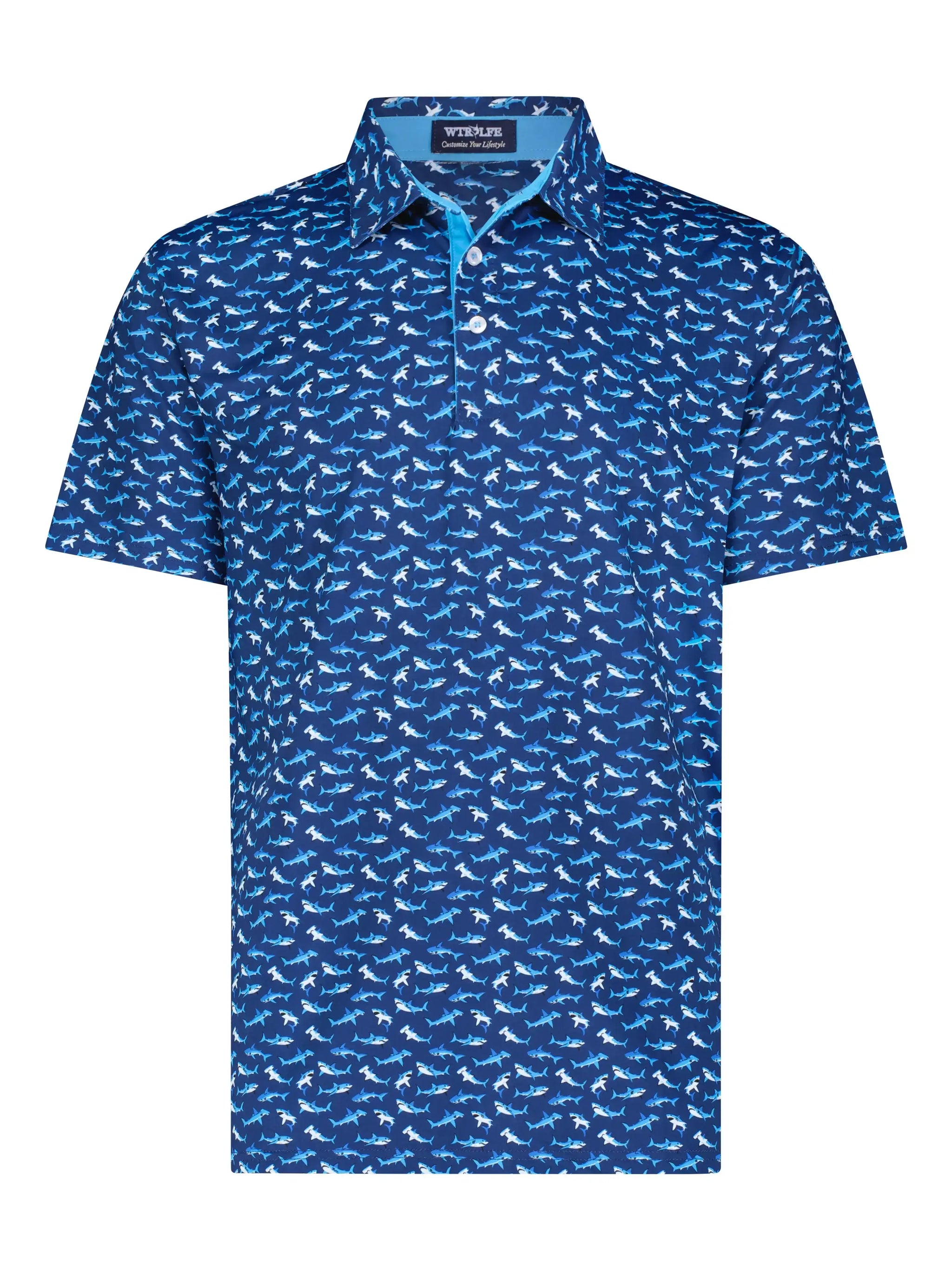 Sharks Polo - White Water Life - Flyclothing LLC