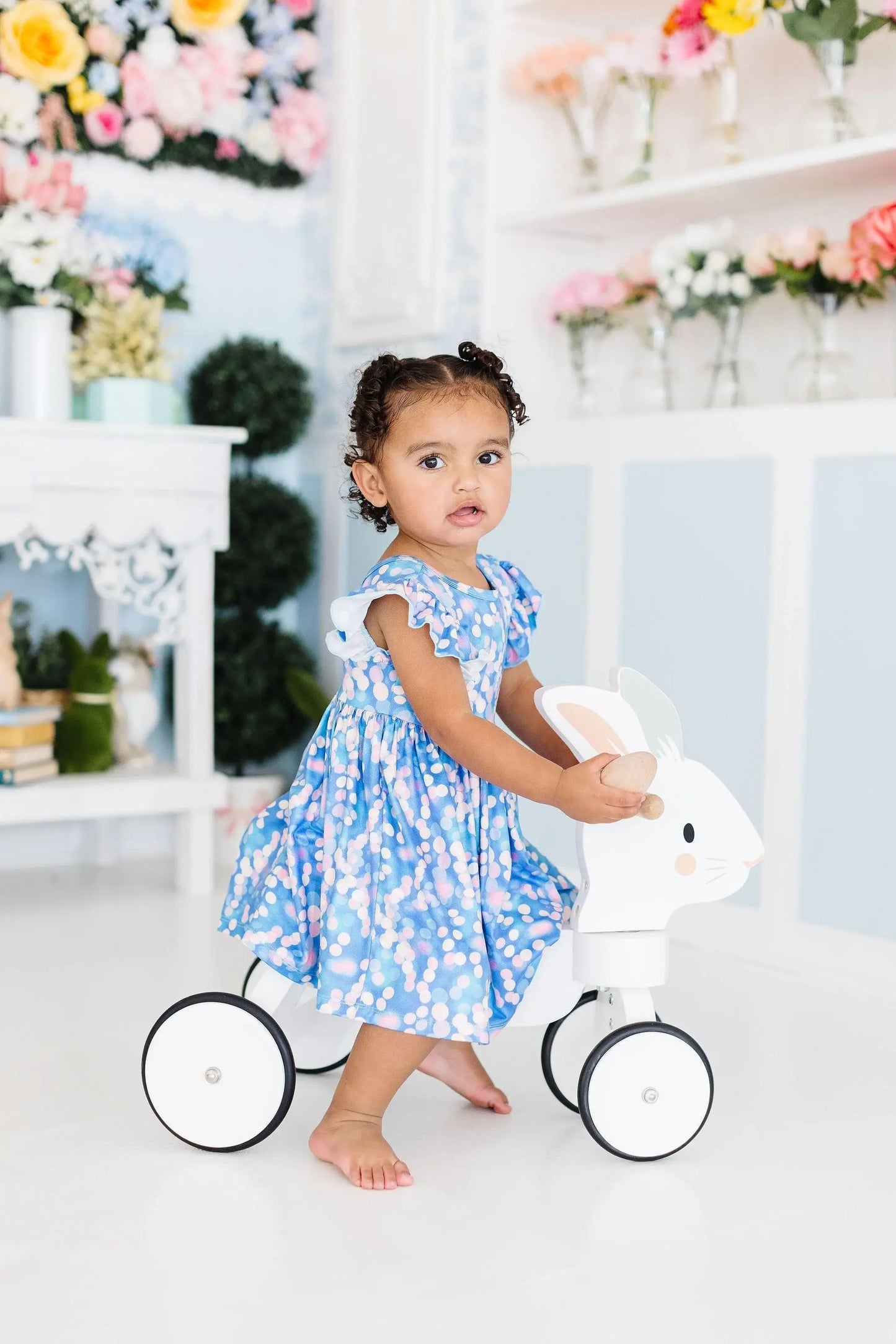 Shimmer & Shine Flutter Sleeve Twirl Dress - Mila & Rose ® - Flyclothing LLC