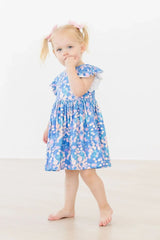 Shimmer & Shine Flutter Sleeve Twirl Dress - Mila & Rose ® - Flyclothing LLC
