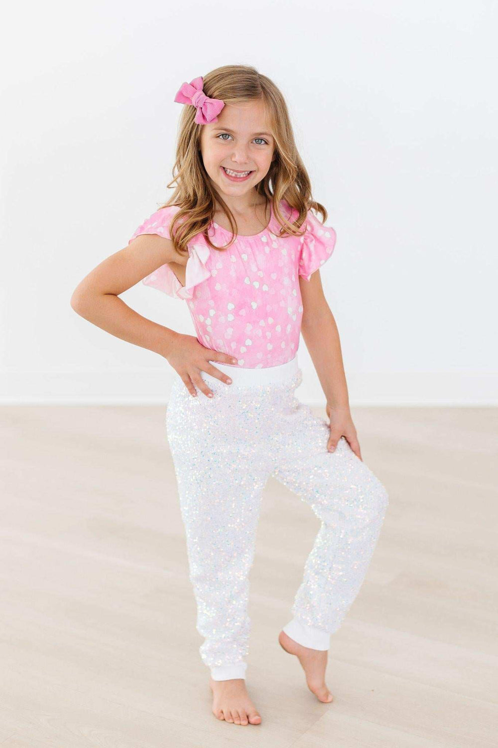 Shine Bright S/S Flutter Sleeve Leotard - Mila & Rose ® - Flyclothing LLC