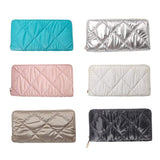 Shiny Faux Leather Padded Wallet with Wristlet - Madeline Love - Flyclothing LLC