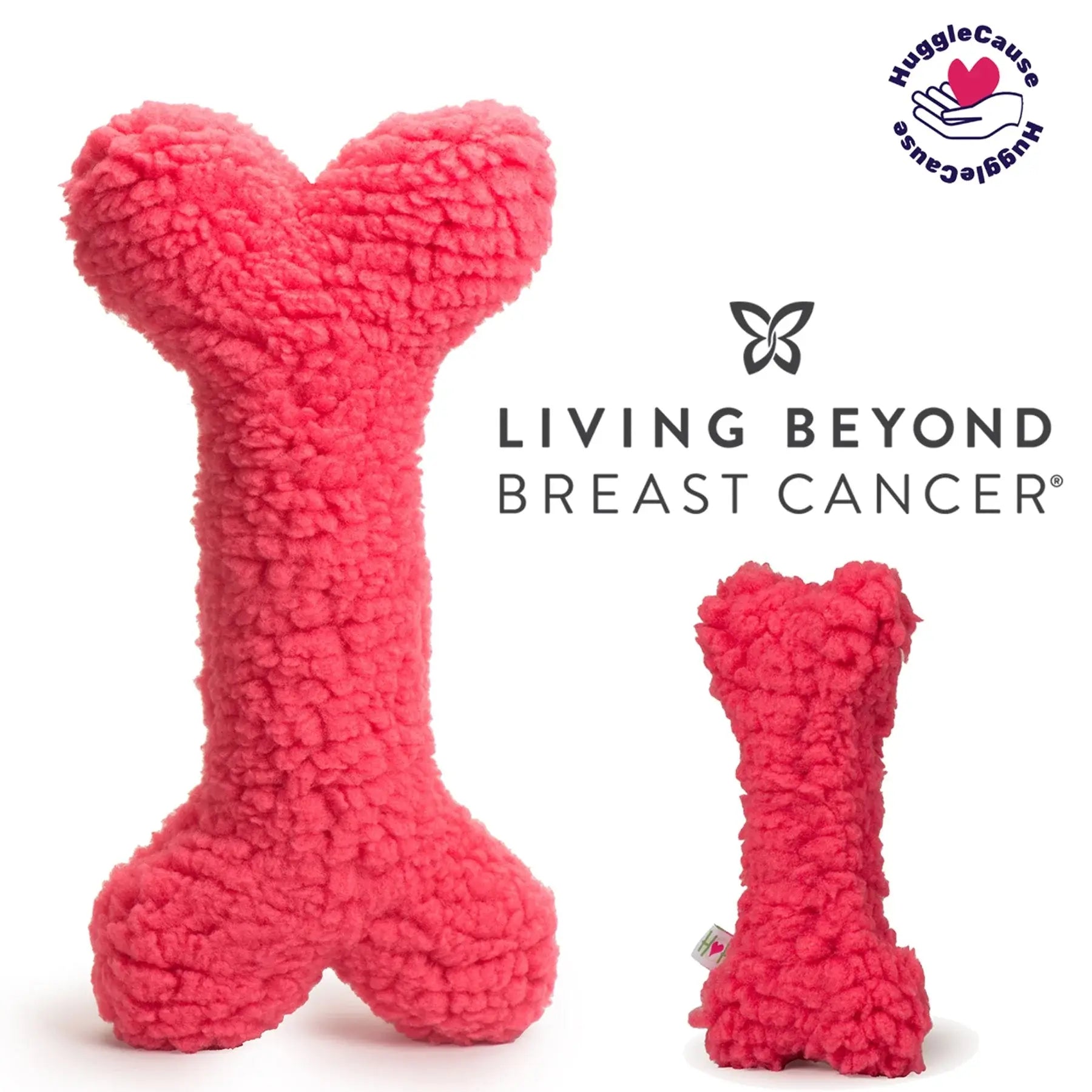 HuggleCause™, Living Beyond Breast Cancer, HuggleFleece® Pink Bones - HuggleHounds - Flyclothing LLC
