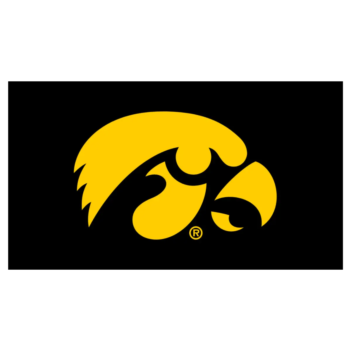 NCAA University of Iowa - Herky the Hawk Knottie® Plush Dog Toy - HuggleHounds - Flyclothing LLC