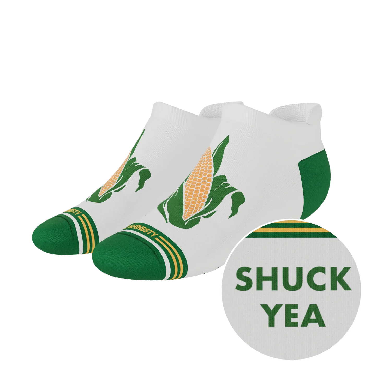 The Shuck Yea | Corn Heel Hammock™ Ankle Socks - Shinesty - Flyclothing LLC