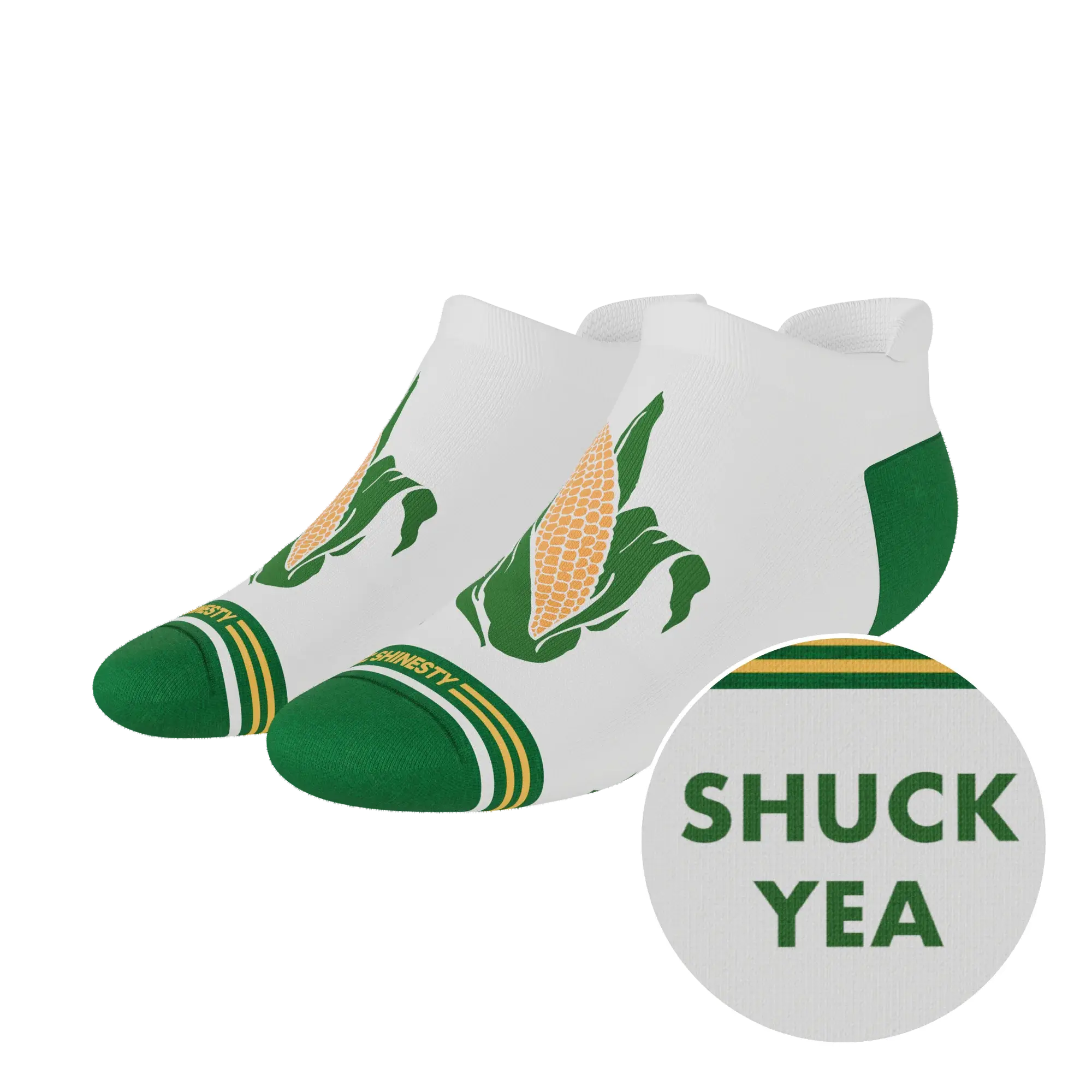 The Shuck Yea | Corn Heel Hammock™ Ankle Socks - Shinesty - Flyclothing LLC