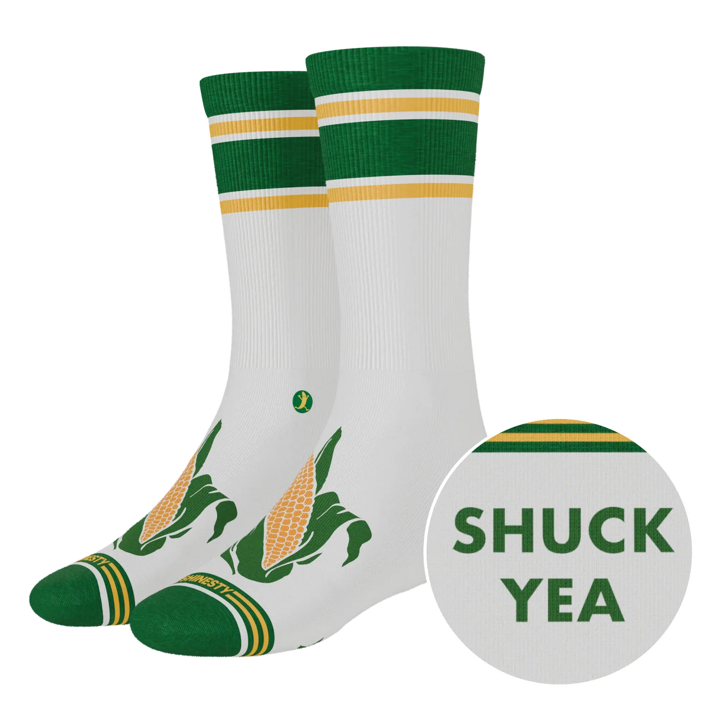 The Shuck Yea | Corn Heel Hammock™ Crew Socks - Shinesty - Flyclothing LLC