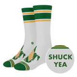 The Shuck Yea | Corn Heel Hammock™ Crew Socks - Shinesty - Flyclothing LLC