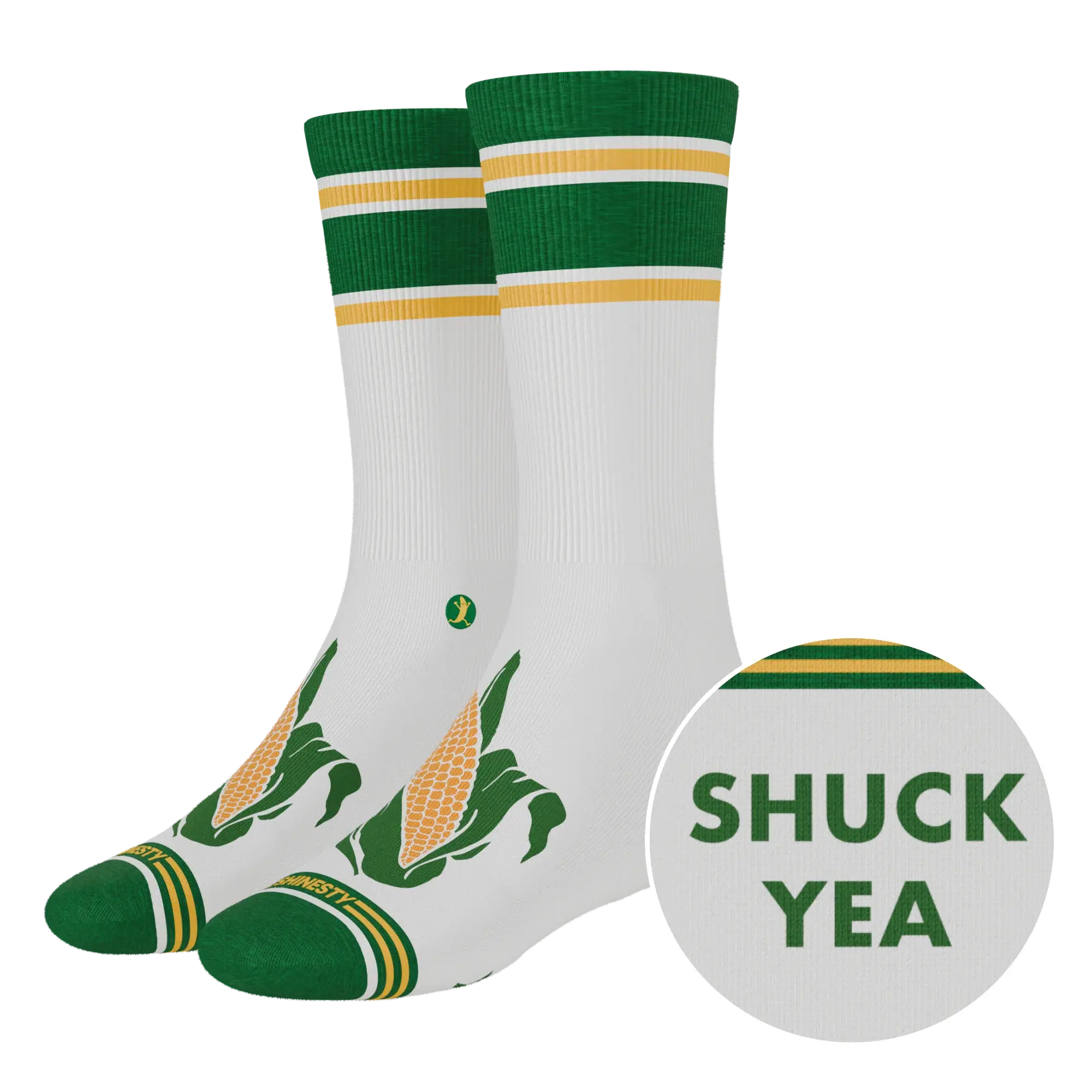 The Shuck Yea | Corn Heel Hammock™ Crew Socks - Shinesty - Flyclothing LLC
