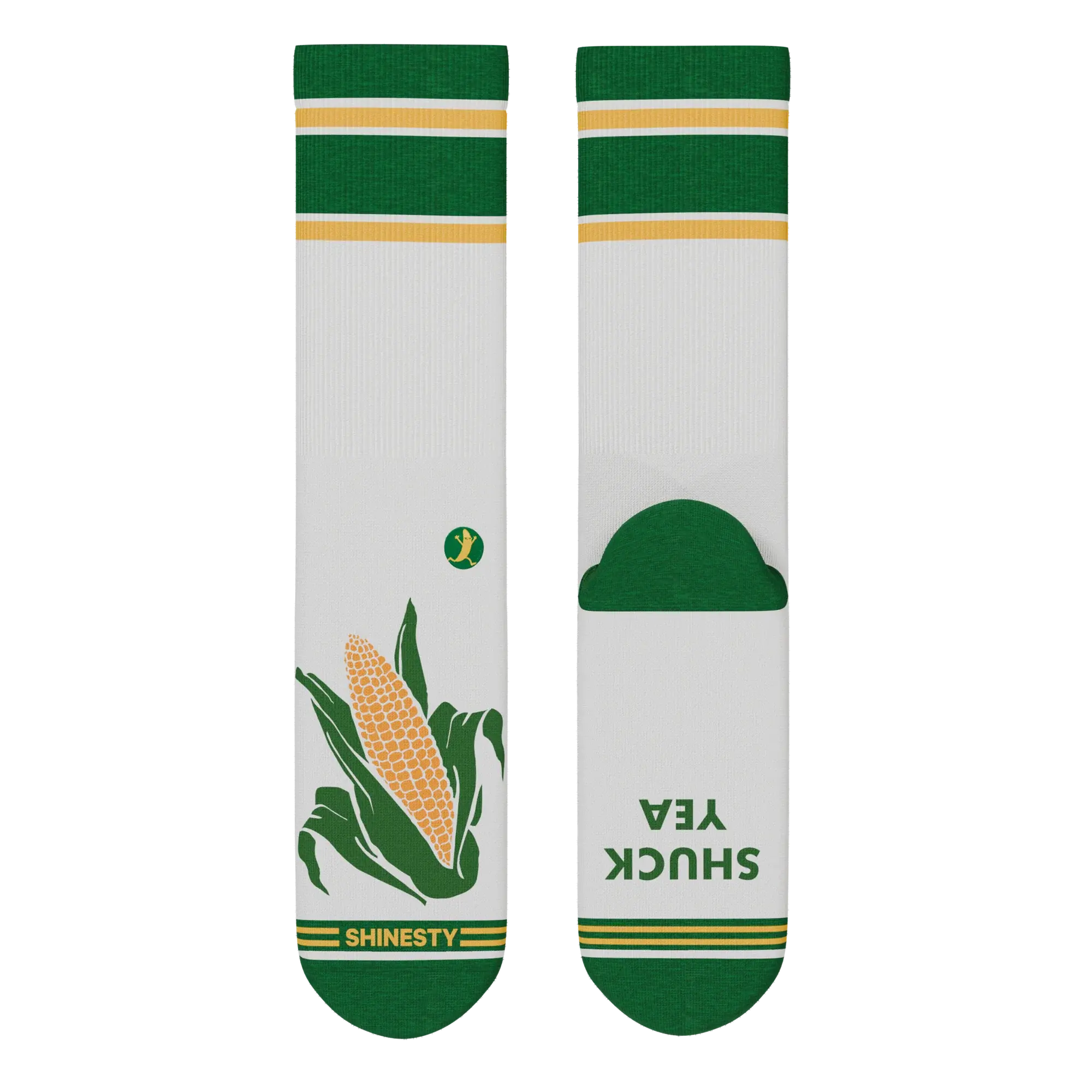 The Shuck Yea | Corn Heel Hammock™ Crew Socks - Shinesty - Flyclothing LLC