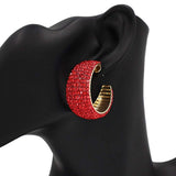 Bling Hoop Earrings - Madeline Love - Flyclothing LLC
