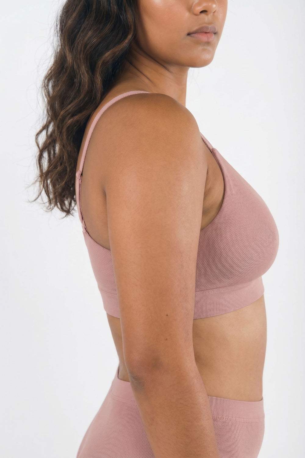 The Bell Pep | Red Chambray Boob Hammock™ Plunge Bralette - Shinesty - Flyclothing LLC