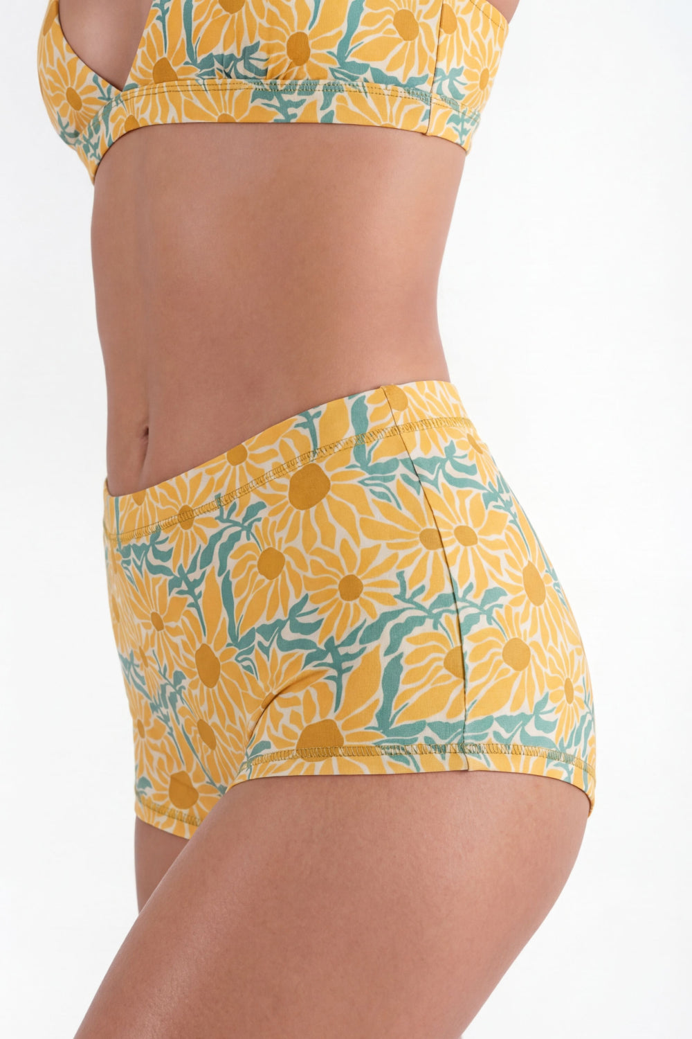 The June Bug | Sunflower Modal Boyshort Underwear