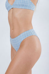 The Spick & Span | Window Pane Plaid Seamless Thong