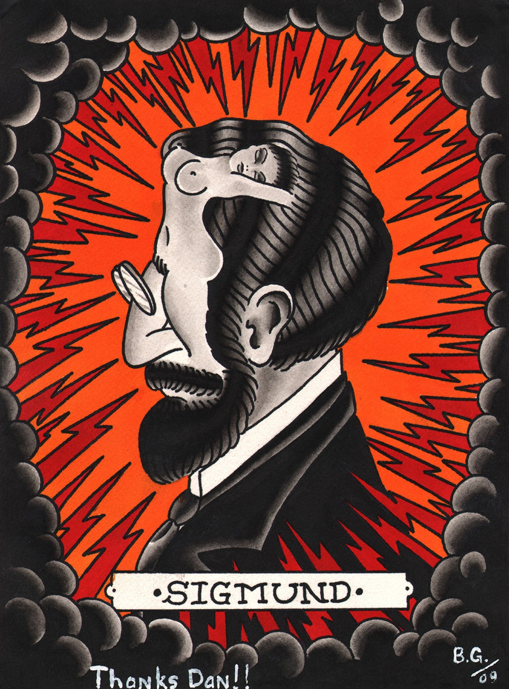 Black Market Art Company Sigmund Print