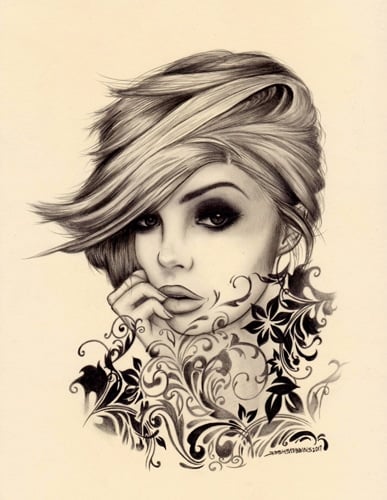 Black Market Art Company Silent Desire Print