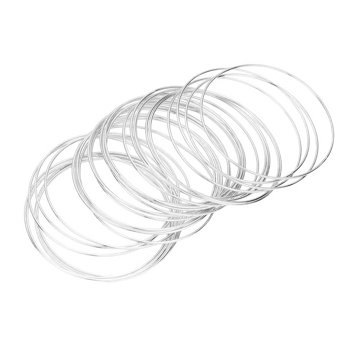 30PCS Thin Metal Bangle Bracelets - Madeline Love - Flyclothing LLC