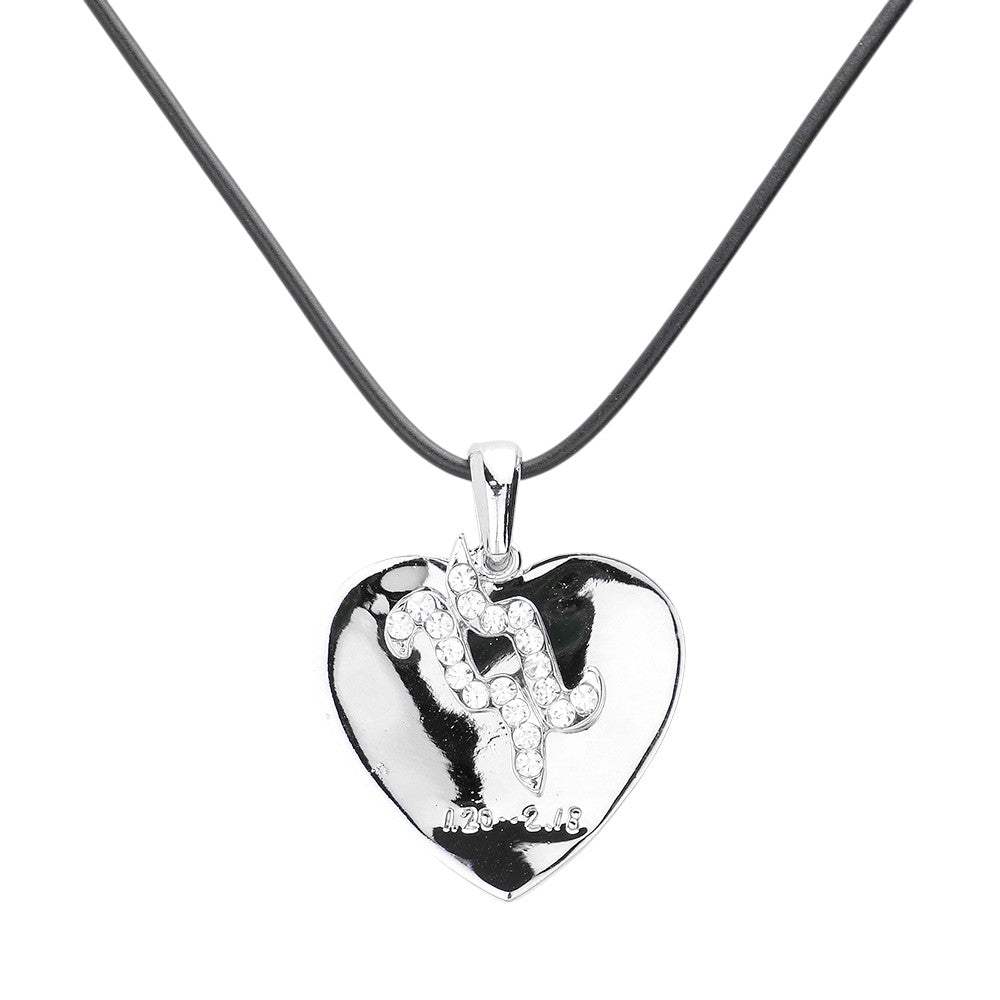 Aquarius - Zodiac Heart Layered Pendant Necklace - Madeline Love - Flyclothing LLC