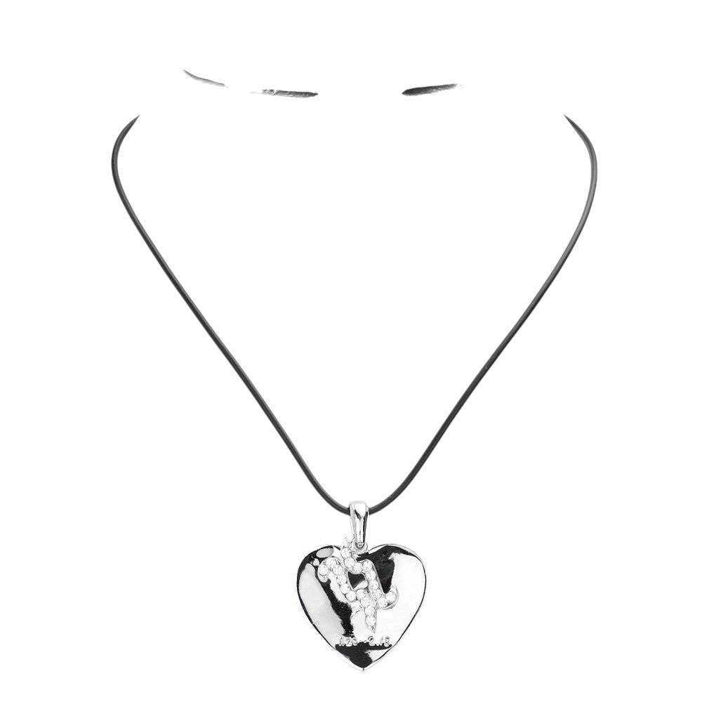 Aquarius - Zodiac Heart Layered Pendant Necklace - Madeline Love - Flyclothing LLC