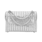Bling Flap Bag Shoulder Crossbody Evening Bag - Madeline Love - Flyclothing LLC