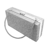 Bling Rectangle Evening Tote Clutch Crossbody Bag - Madeline Love - Flyclothing LLC