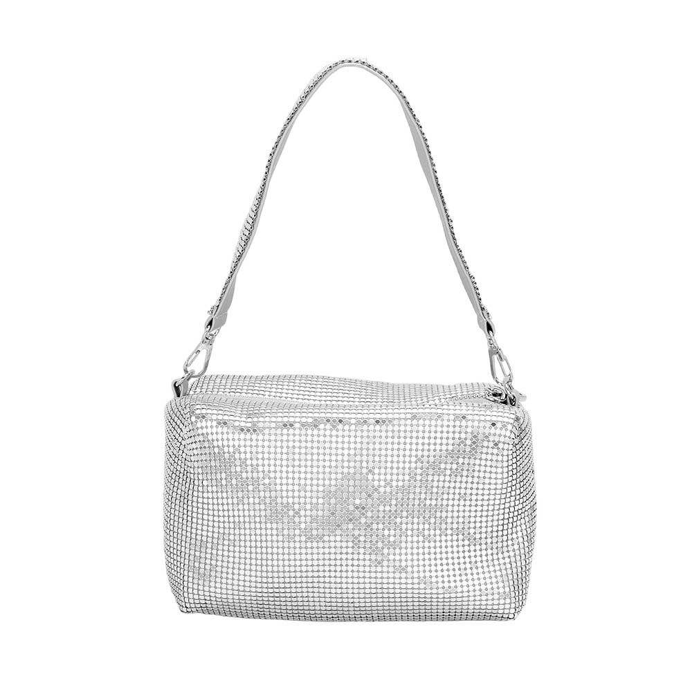 Bling Rectangle Tote Crossbody Bag - Madeline Love - Flyclothing LLC