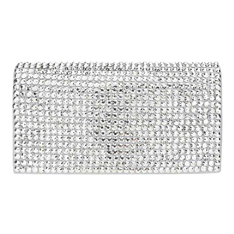 Bling Studded Evening Clutch Crossbody Bag - Madeline Love - Flyclothing LLC