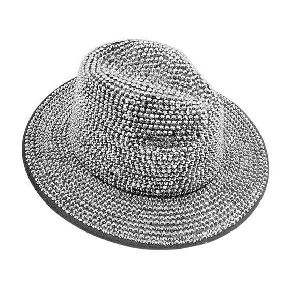 Bling Studded Panama Hat - Madeline Love - Flyclothing LLC