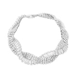 Braided CZ Evening Bracelet - Madeline Love - Flyclothing LLC