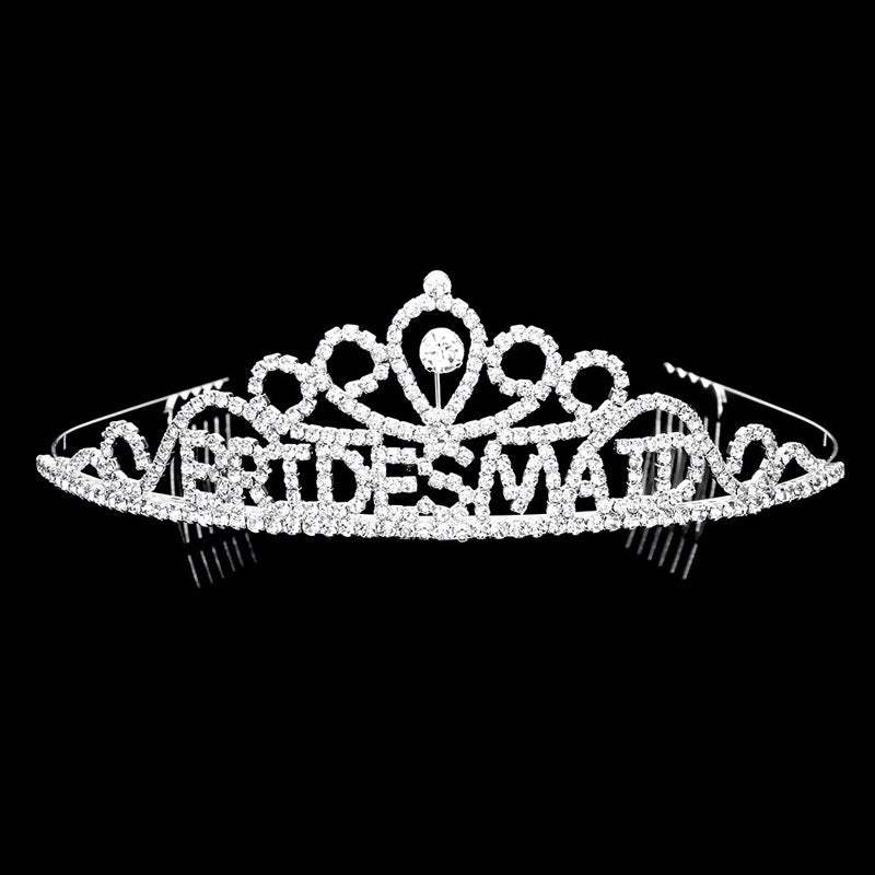 Bridesmaid Rhinestone Pave Party Tiara - Madeline Love - Flyclothing LLC