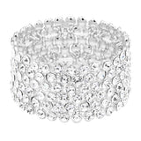 Bubble Stone Stretch Evening Bracelet - Madeline Love - Flyclothing LLC