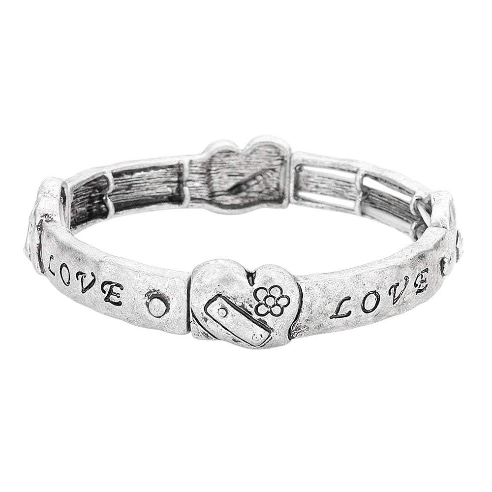 Love Message Stretch Bracelet - Madeline Love - Flyclothing LLC