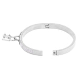 FOREVER LOVE Metal Lock Charm Stainless Steel Evening Bracelet - Madeline Love - Flyclothing LLC