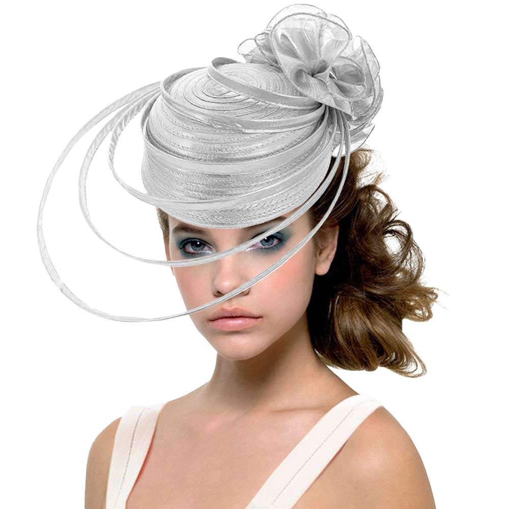 Fabric Pointed Elastic String Dressy Hat - Madeline Love - Flyclothing LLC