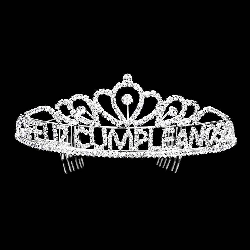 Feliz Cumpleanos Message Party Tiara - Madeline Love - Flyclothing LLC